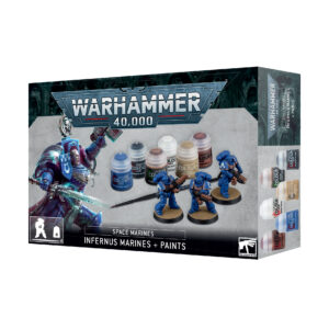 SPACE MARINES: INFERNUS MARINES + PAINTS SET